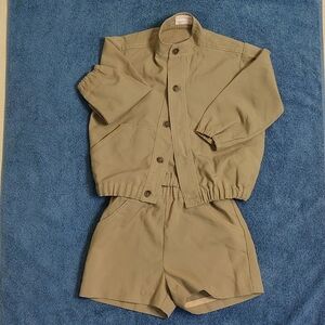 Custom/Handmade Kids/Boys Khaki Shorts Suit